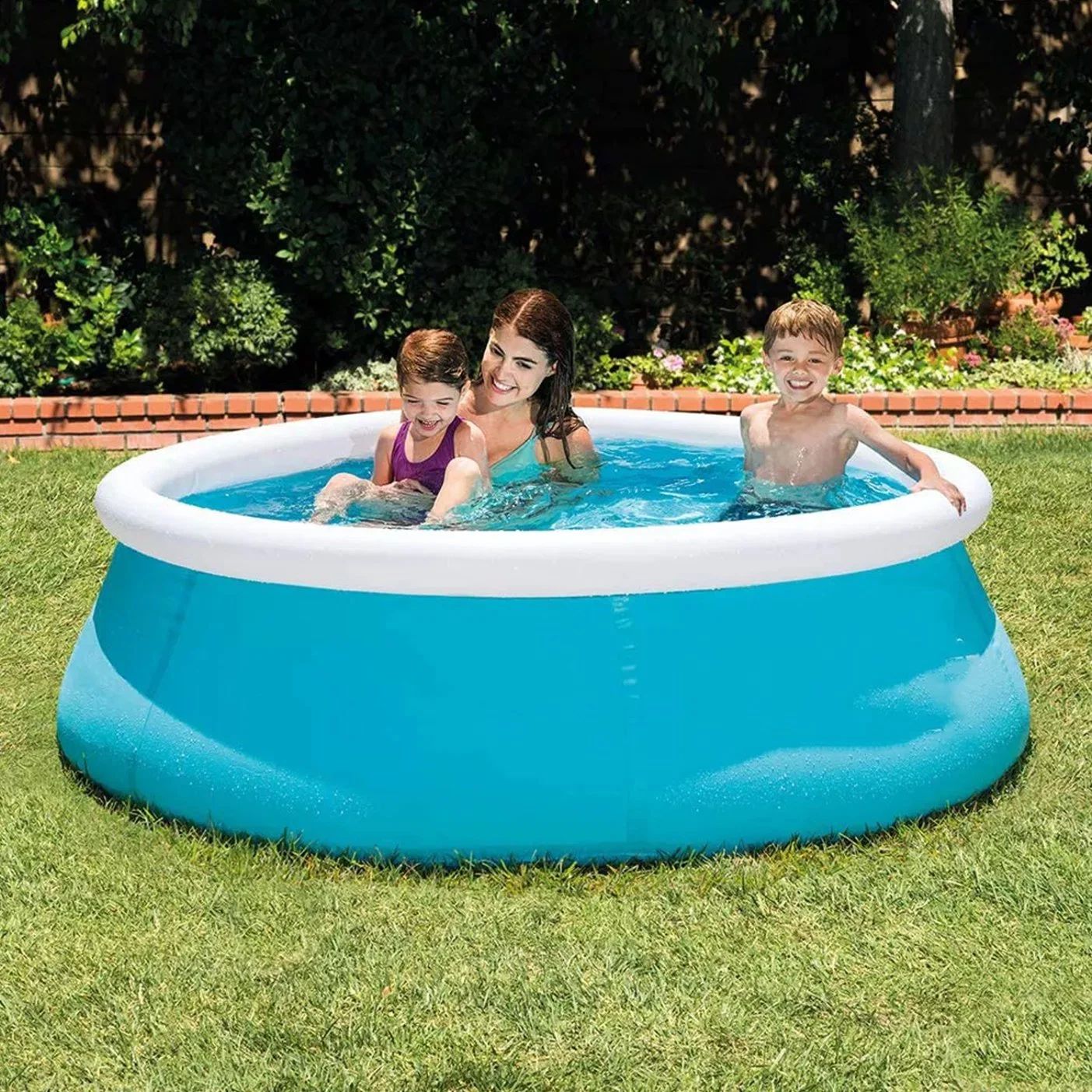 Inflables de PVC rectangular exterior para adultos de la familia de la piscina exterior piscina hinchable