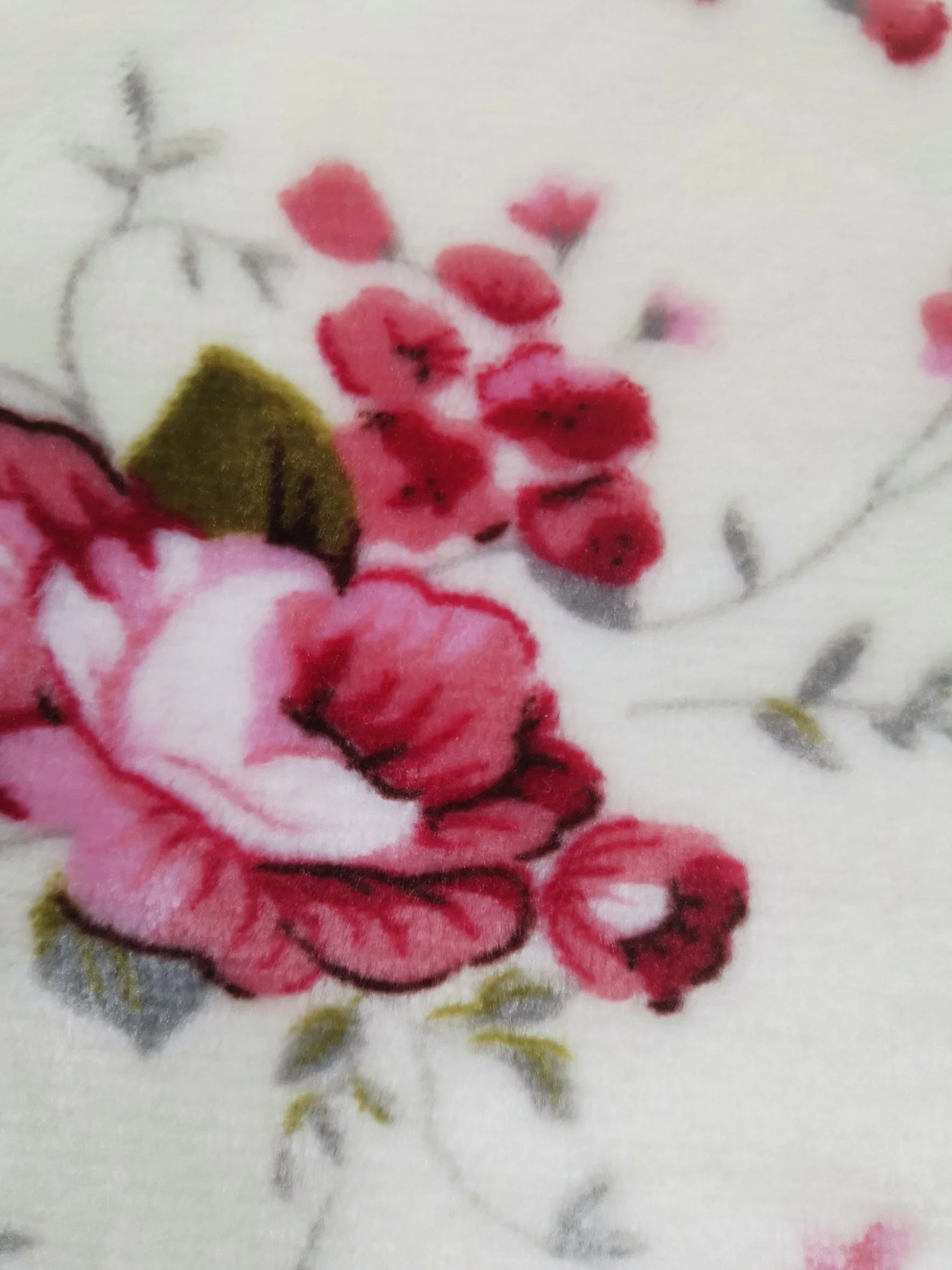 Microfiber Polyester Soft Flannel Fleece Fabric