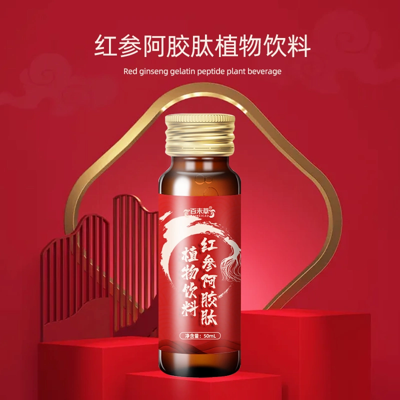 Red Ginseng Ejiao Peptide Pflanze trinken OEM