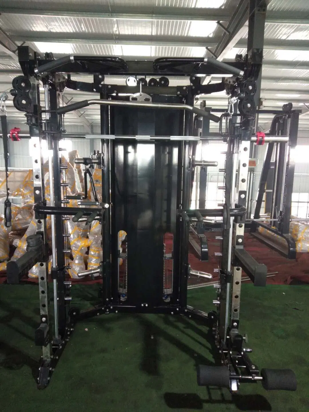 New Design Sale Gym Equipment Wholesale/Supplier Multi Function Home Use Smith Machine with Weight Stack Gym