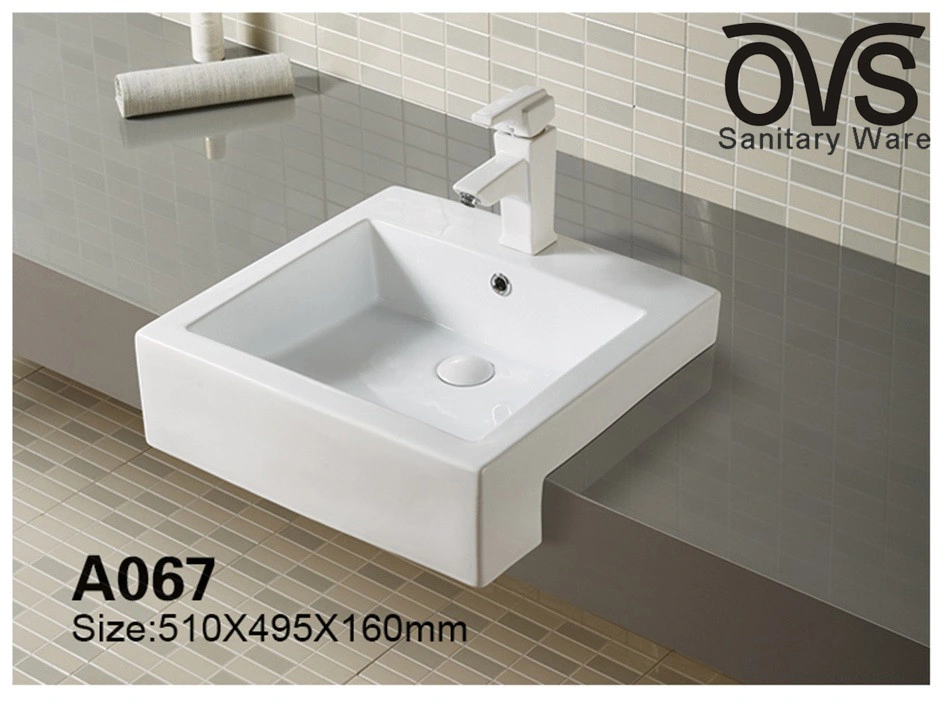 Popular Square Cabinet Basin Faucet Wash Basin Sanitary Ware