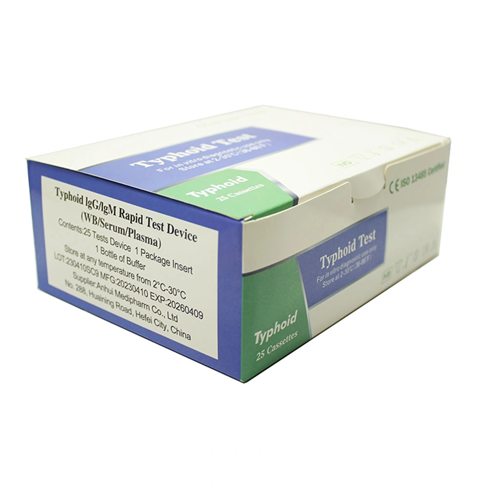 Diagnostic Typhoid Rapid Test Infectious Disease Test OEM