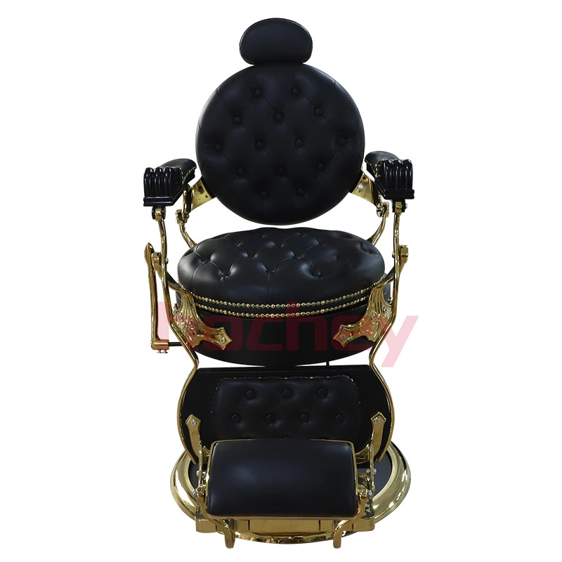 Equipamento de salão de beleza de luxo Antique Retro European Style Barber Chair