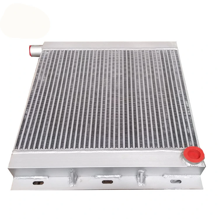 Manufacture Aluminum Tubular Plate Brazed Combined Air Water Cooler Radiator with Fan