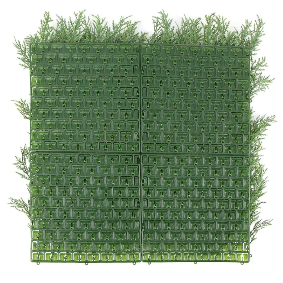 High Simulation Wholesale/Supplier Green Wall Artificial Boxwood Panel Hedge for Garden Hotel Restaurant Decoration