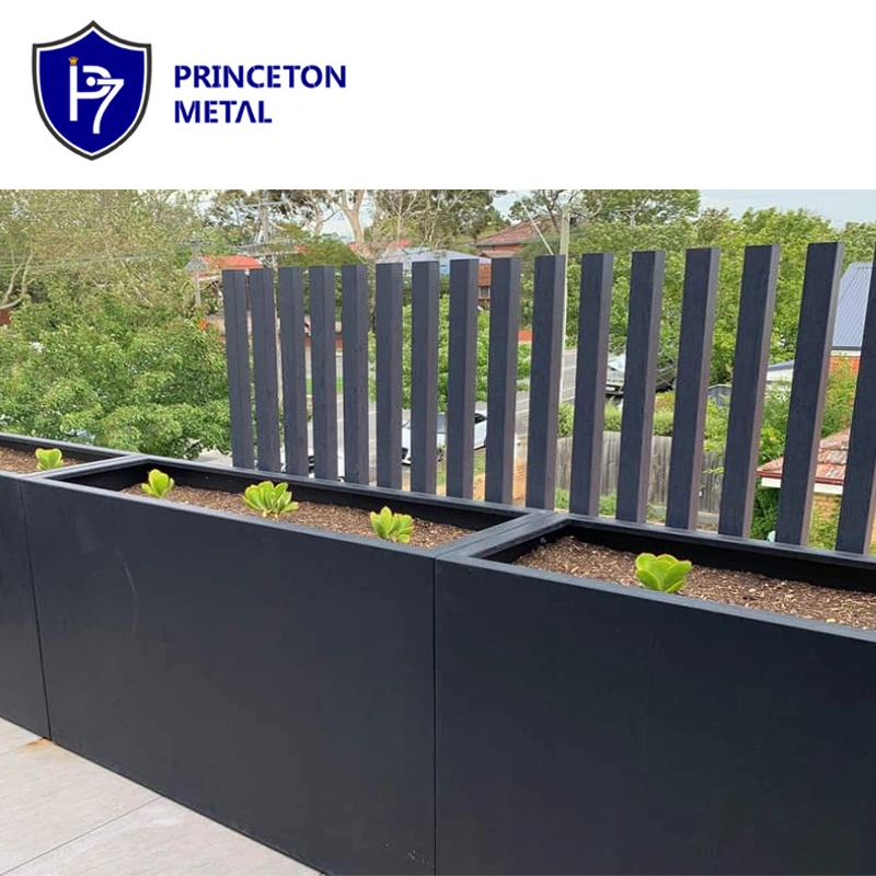 Princeton Metal Planter/Powder-Coated Aluminum Planter Boxes/Outdoor Decorative Flower Pots/Garden Planter