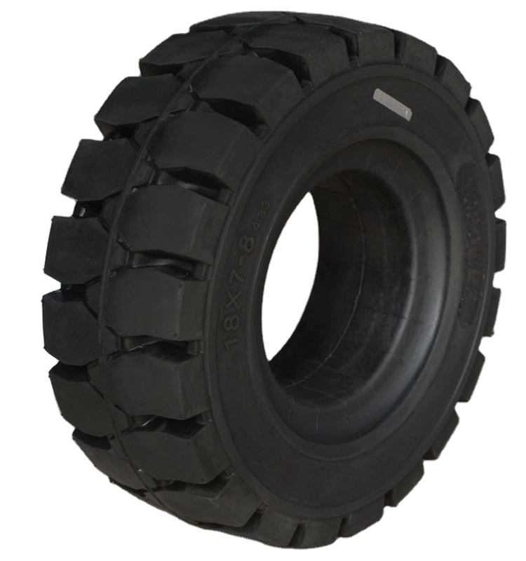 إطار الرافعة الشوكية 18X7-8 مطاط الإطار الصلب Tire18X7-8، صناعي للخدمة الشاقة الإطار