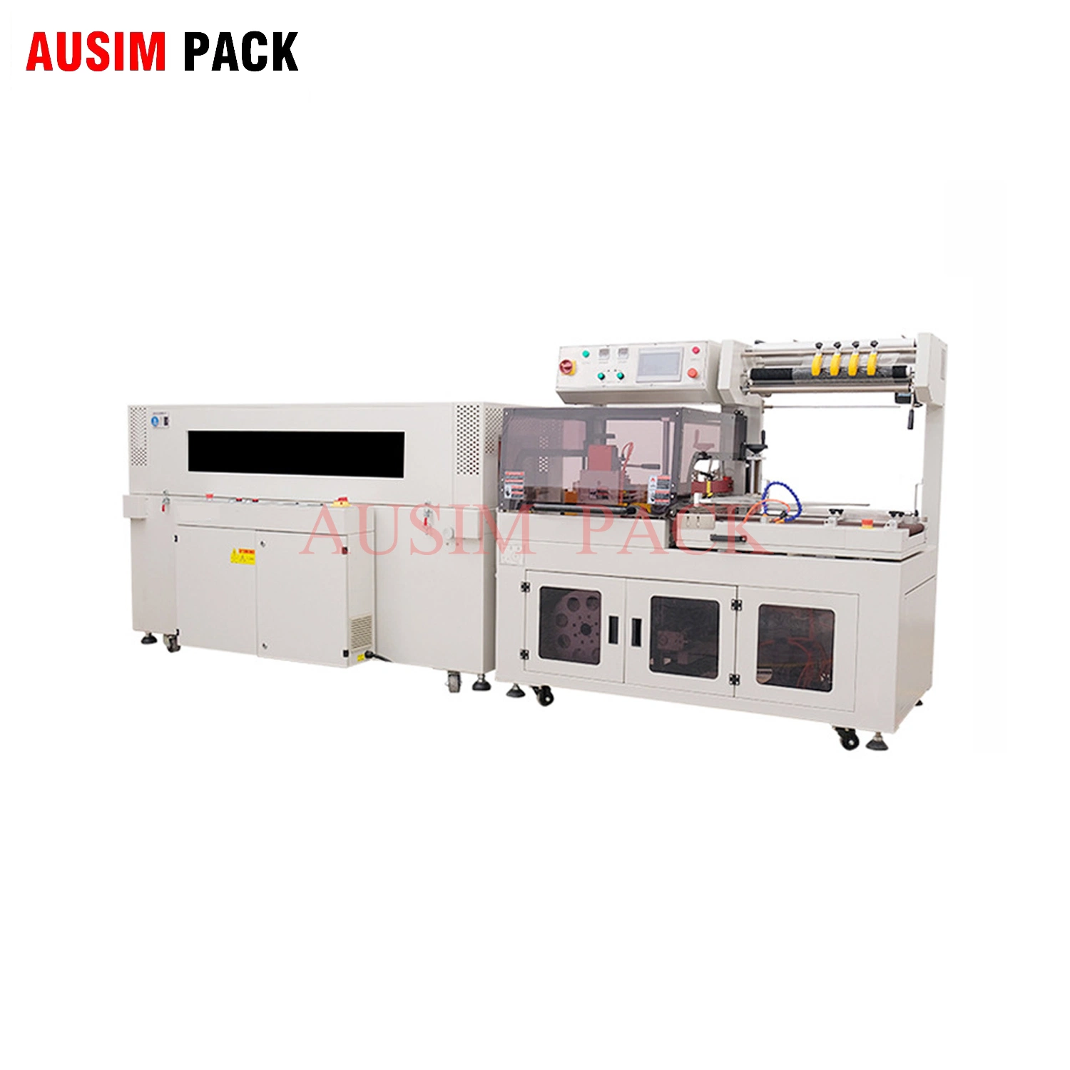 Full-Automatic Side Shrink Wrapping Machine Shrink Wrap Machine for Paper Roll Long Fabric Roll
