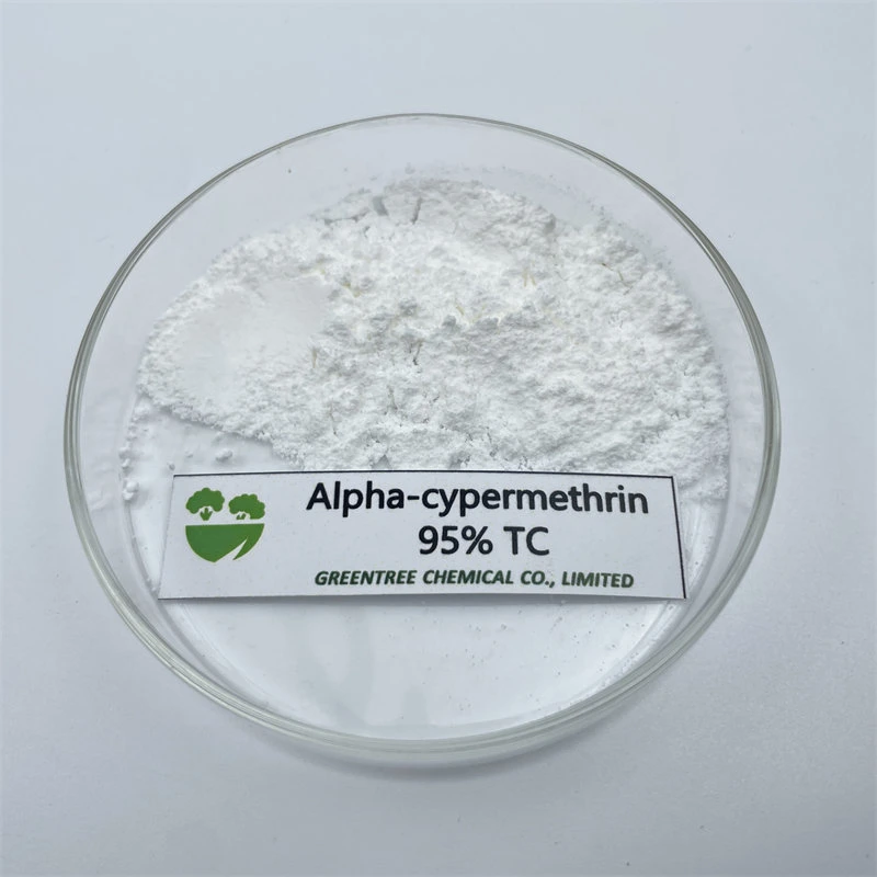Alta calidad CAS no. 67375-30-8 Productos químicos agrícolas insecticida plaguicida Alfa-Cypermetrin 95% TC en China
