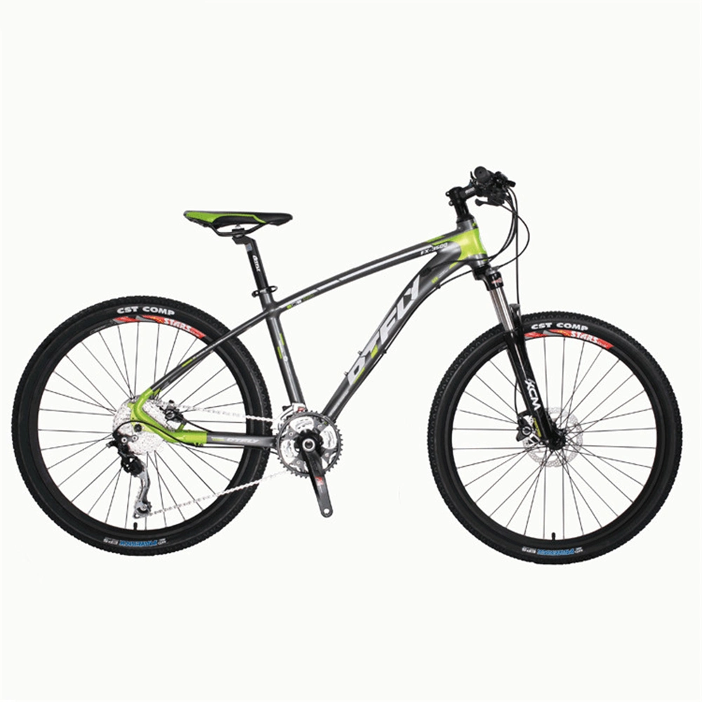 Vélo tout-terrain MTB Bicystar en carbone avec cadre en fibre de carbone, 21 vitesses, suspension complète, Shimano, VTT en aluminium de 27,5 pouces à vendre