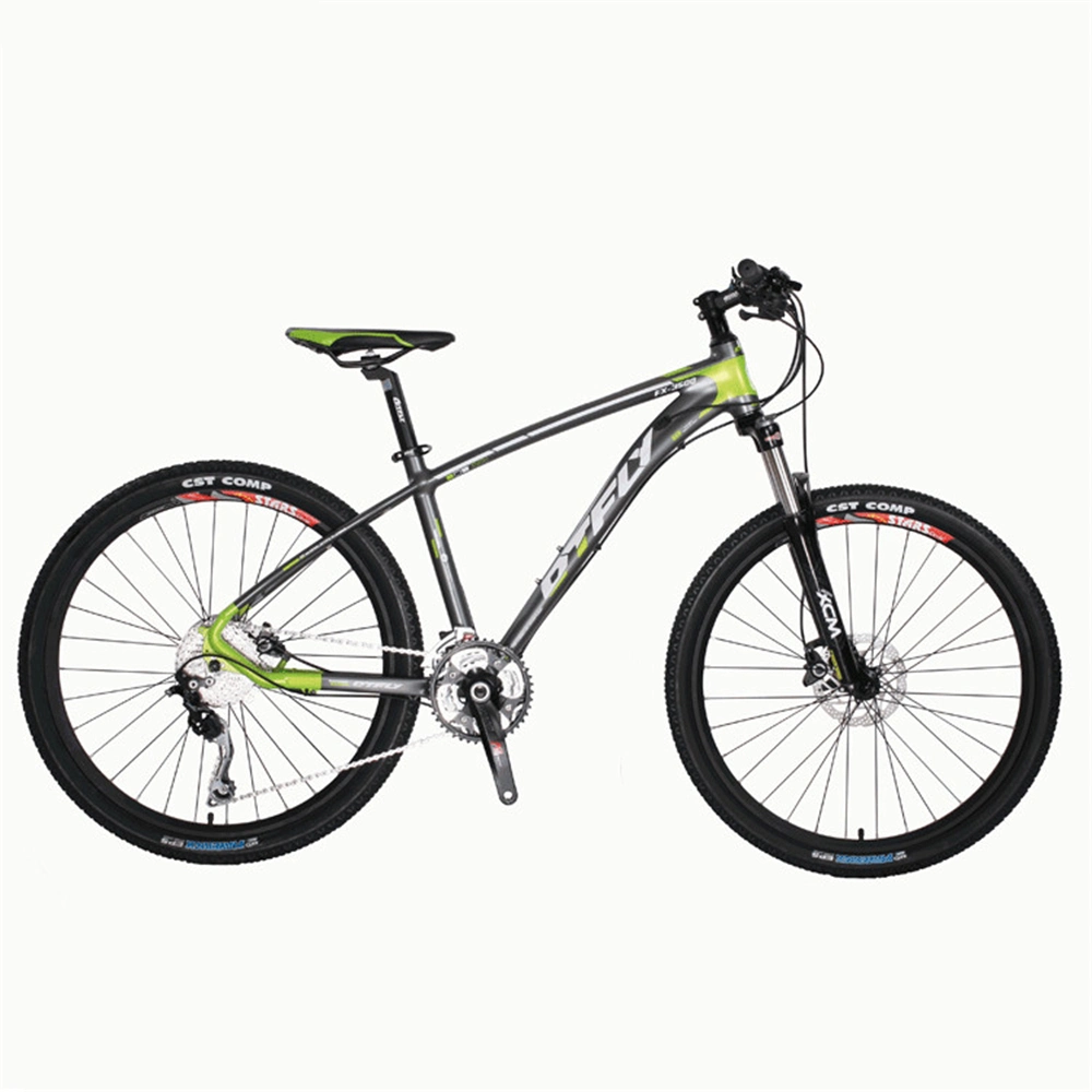 Venta al por mayor de China Bicicleta de montaña MTB de cuadro de fibra de carbono Bicystar de 21 velocidades con suspensión completa Shimano 27.5 pulgadas Bicicleta de montaña de aluminio en venta