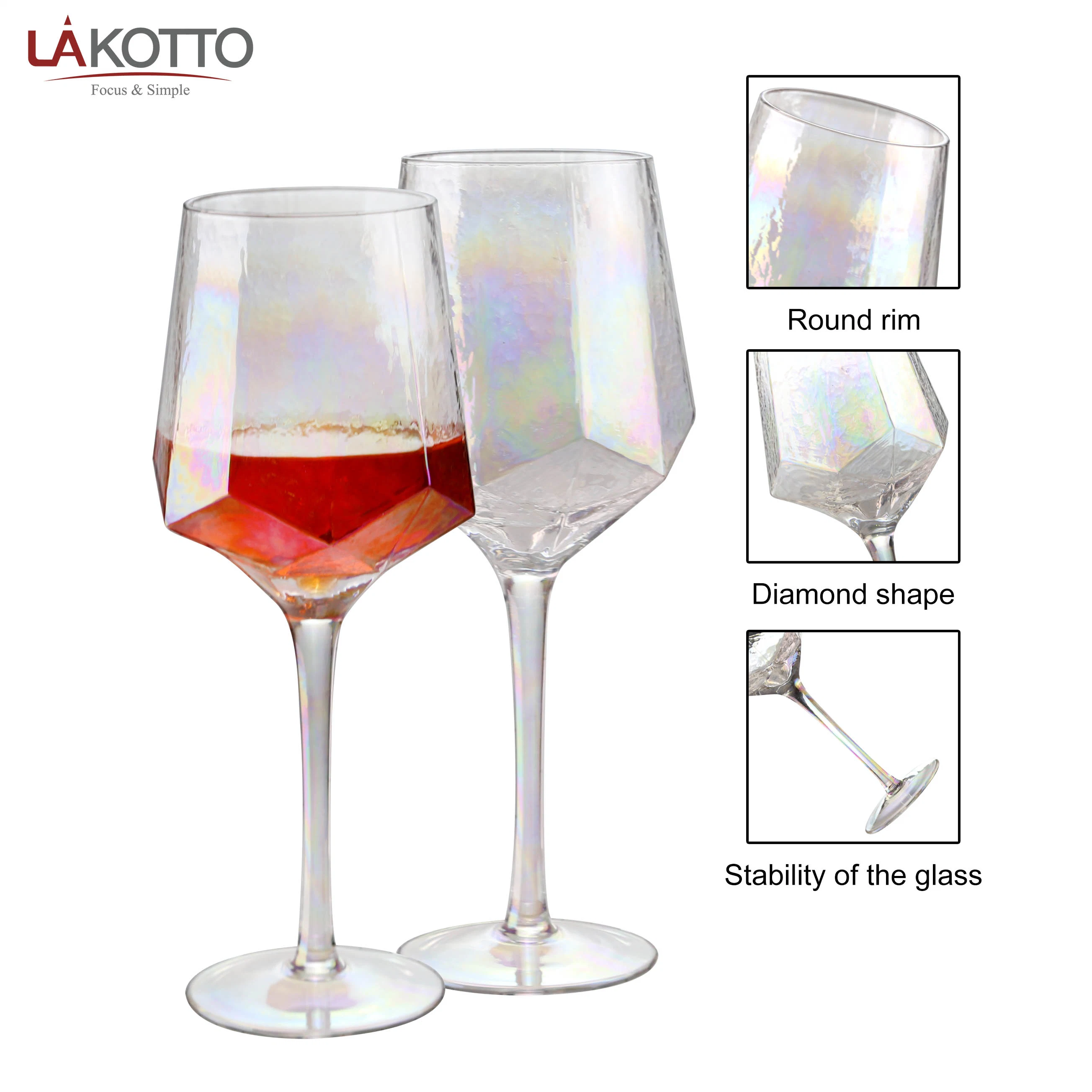 Food Contace Safe Transparent Lakotto Carton China Decanter Glass Cup