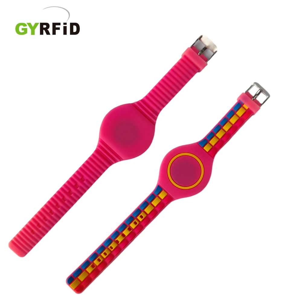 Gyrfid fastuosa Ntag213 Pulsera NFC para los niños Wrs34