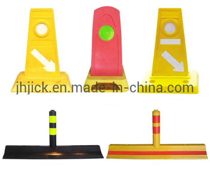 TPU Post Plastic Base High quality/High cost performance  Orange and Yellow Lane Divider