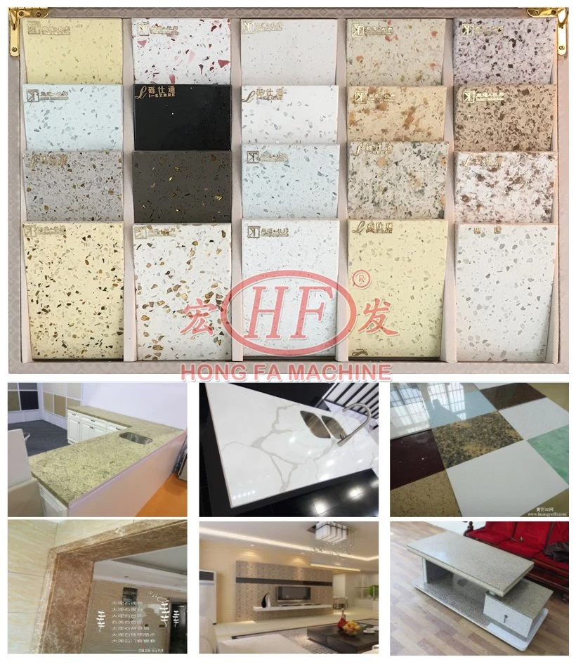 Artificial Quartz Stone Slab Making Machine for Polished Artificial Quartz Stone Tile Wall Floor