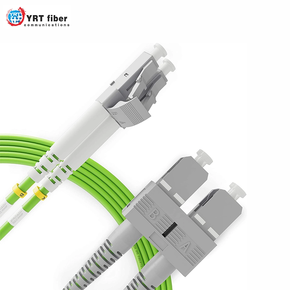 Cable de conexión OM5 para conectores LC/St/FC/SC de fibra óptica multimodo para interiores