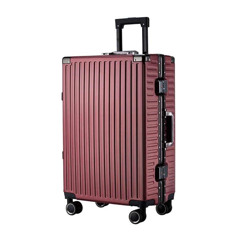 26 Inch Lightweight Alloy Pull Rod ABS PC Polycarbonate Travel Trolley Case Suitcase Trunk Luggage with Spinner Wheels