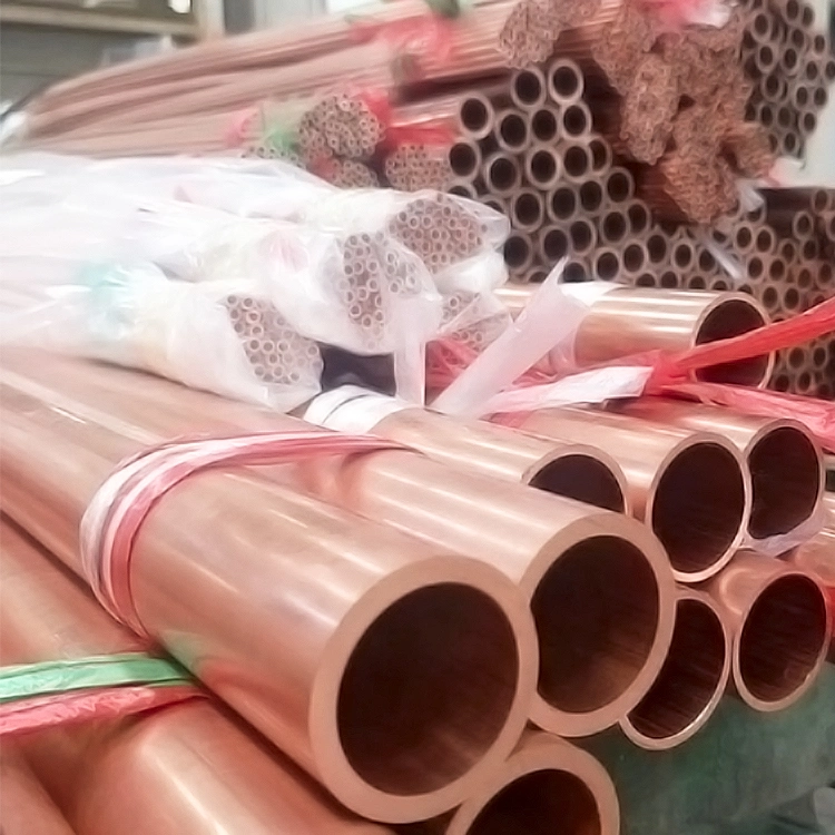 Straight Copper Pipe Tube C10100, C11000, C12200, C21000 for Air Conditioner and Refrigerator