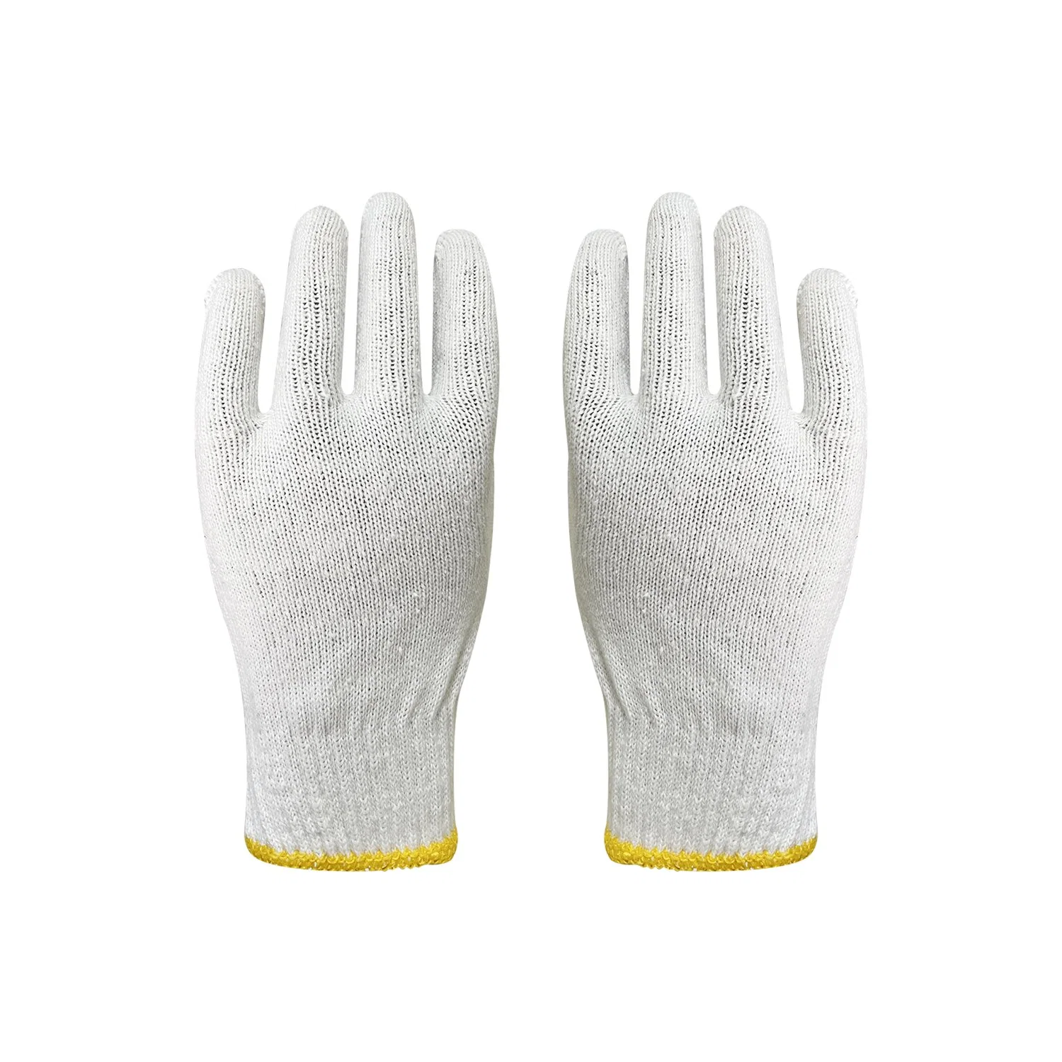 Good Price 7/10 Gauges Natural White Work Cotton Labor Protection Glove