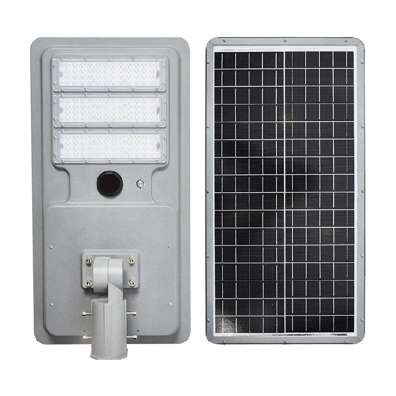 Potente LED de batería inteligente integrada de la luz solar para jardín de carretera calle con sensor de encendido y apagado automático