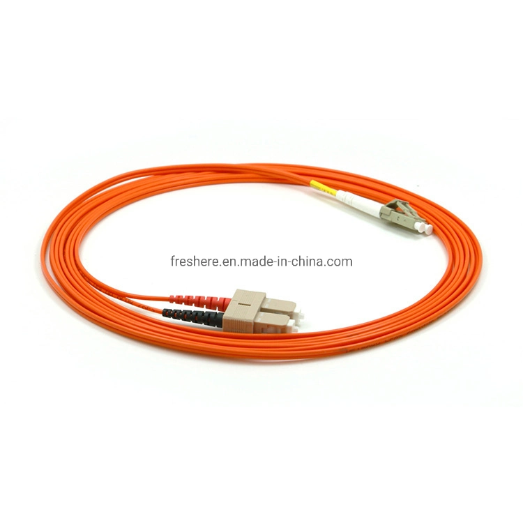 Óptica FTTH Sm 3,0 mm de 3m de la UPC LC-LC de fibra óptica multimodo OM1 Cable