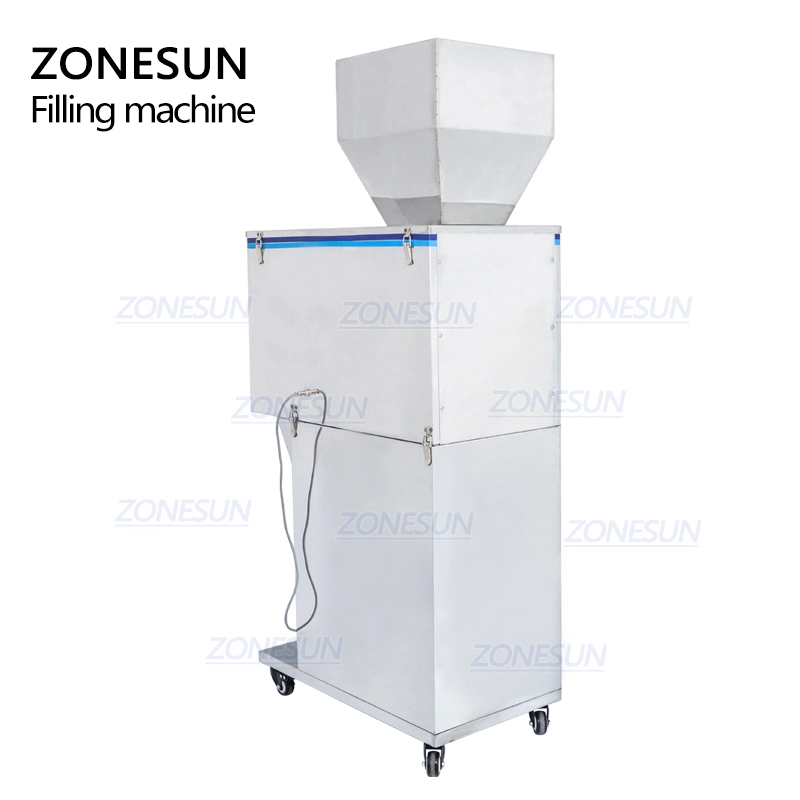 Zonesun 20-5000g Rice Millet Whole Grains Vegetable Seeds Fertlizer Tea Alfalfa Wheat Granule Filling Machine