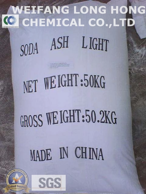 99.2% Sodium Carbonate Light Soda Ash Used for Metallurgy, Glass