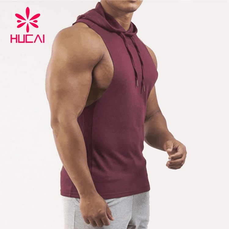 Wholesale Breathable Fabric Male Workout Plain Gym Tank Tops