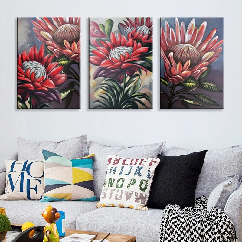 Decoration Custom Canvas Printed Painting Wall Art with PS Frame