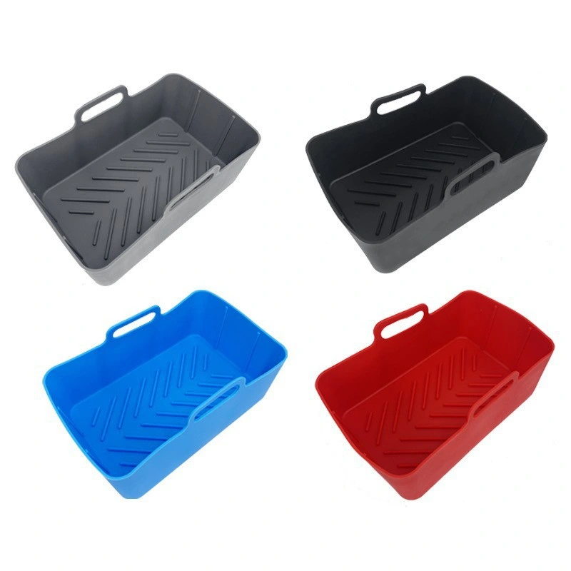 Food Grade Square Silicone Baking Pan Silicone Air Fryer Liner Kitchen Accessories