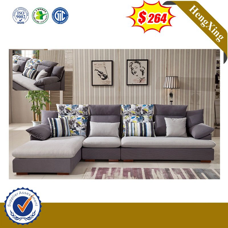 Chinese Modern Sofa Living Room Furniture Set L Shape 7 Seats Corner Fabric Leather Recliner Sofa