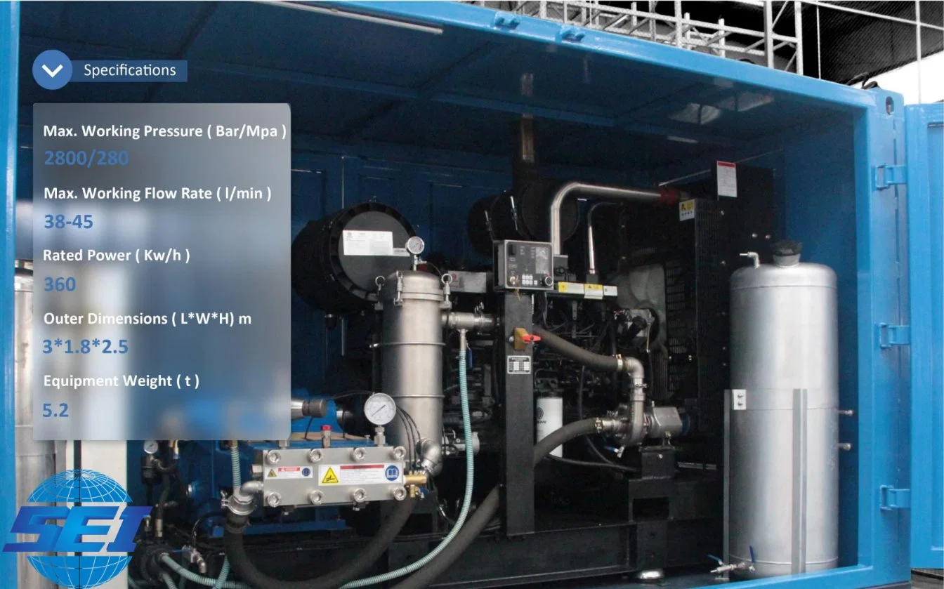 Power Cleaner Tool 1500bar High Pressure Cleaning Pump Diesel Engine Machine