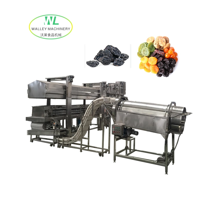 Machine de traitement de raisins pour fruits, prunes et dattes.