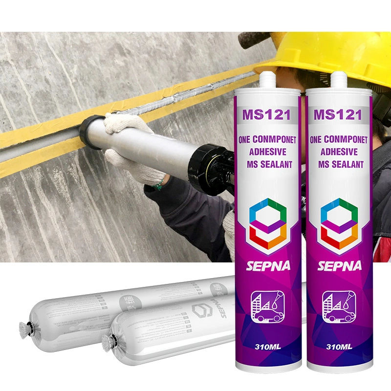 1-Component Eco-Friendly Ms Polymer Sealant Manufacturers for Panels and Prefabricated Pieces Like Lights