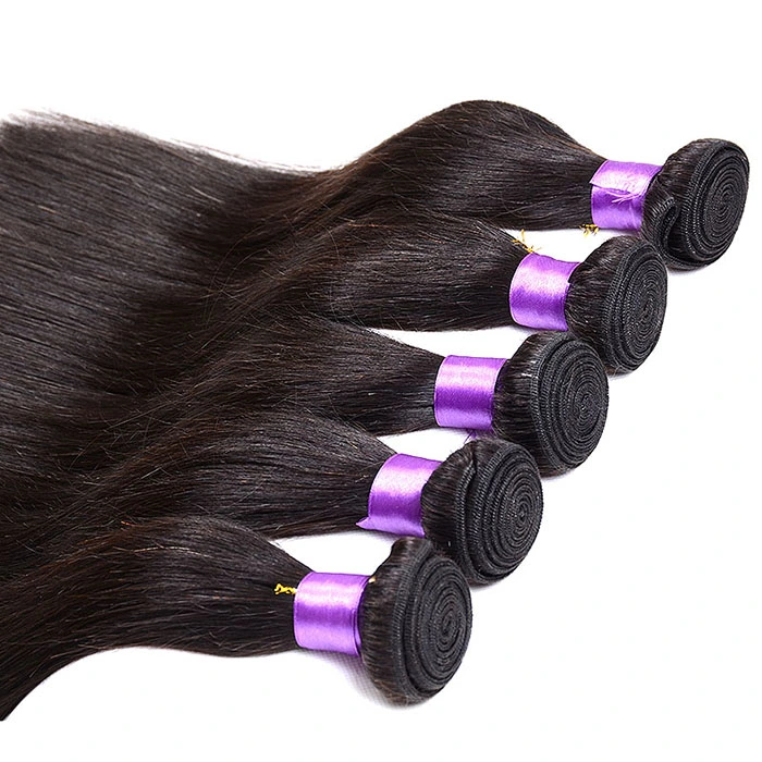 Grade 7A Unprocessed Peruvian Straight Virgin Hair 4 Bundles Deals Puruvian Hair Bundles VIP Beauty Hair Wet and Wavy Human Hair