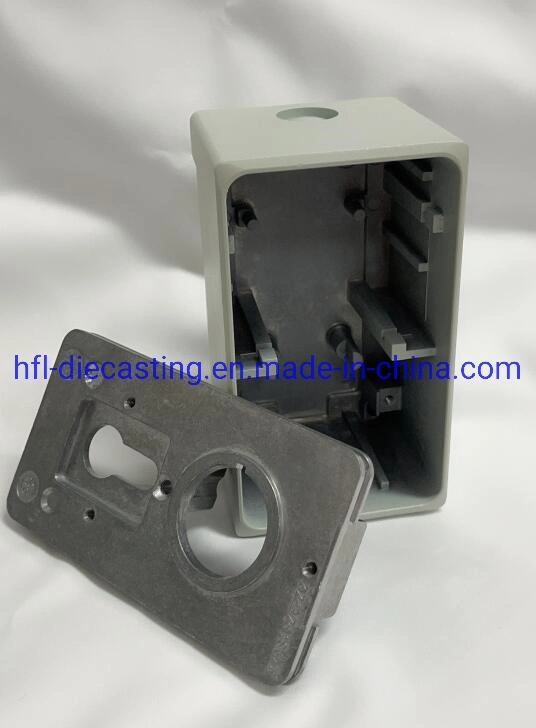 CNC Machined Aluminum Alloy Die Casting Mould Aluminum Die Casting Lock Bottom and Cover