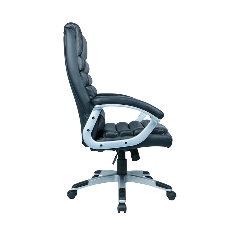 Mejor volver Silla de oficina de diseño ergonómico con respaldo alto genuina piel de oro blanco de gran altura Silla de oficina para el Jefe de China