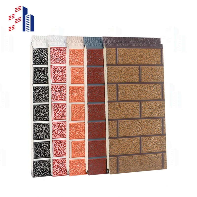 Brick Grain PU Fireprof Insulated Outdoor Exterior Sound Proof Wall Panels/Boards