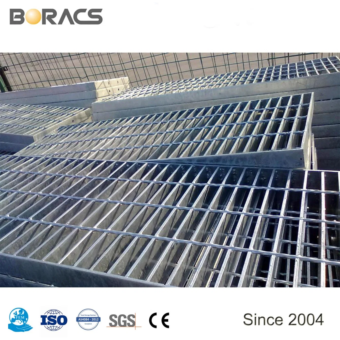 Heavy Duty Hot DIP Galvanized Steel Grating for Floor, Manhole Cover, Drainage, Grate, Platform