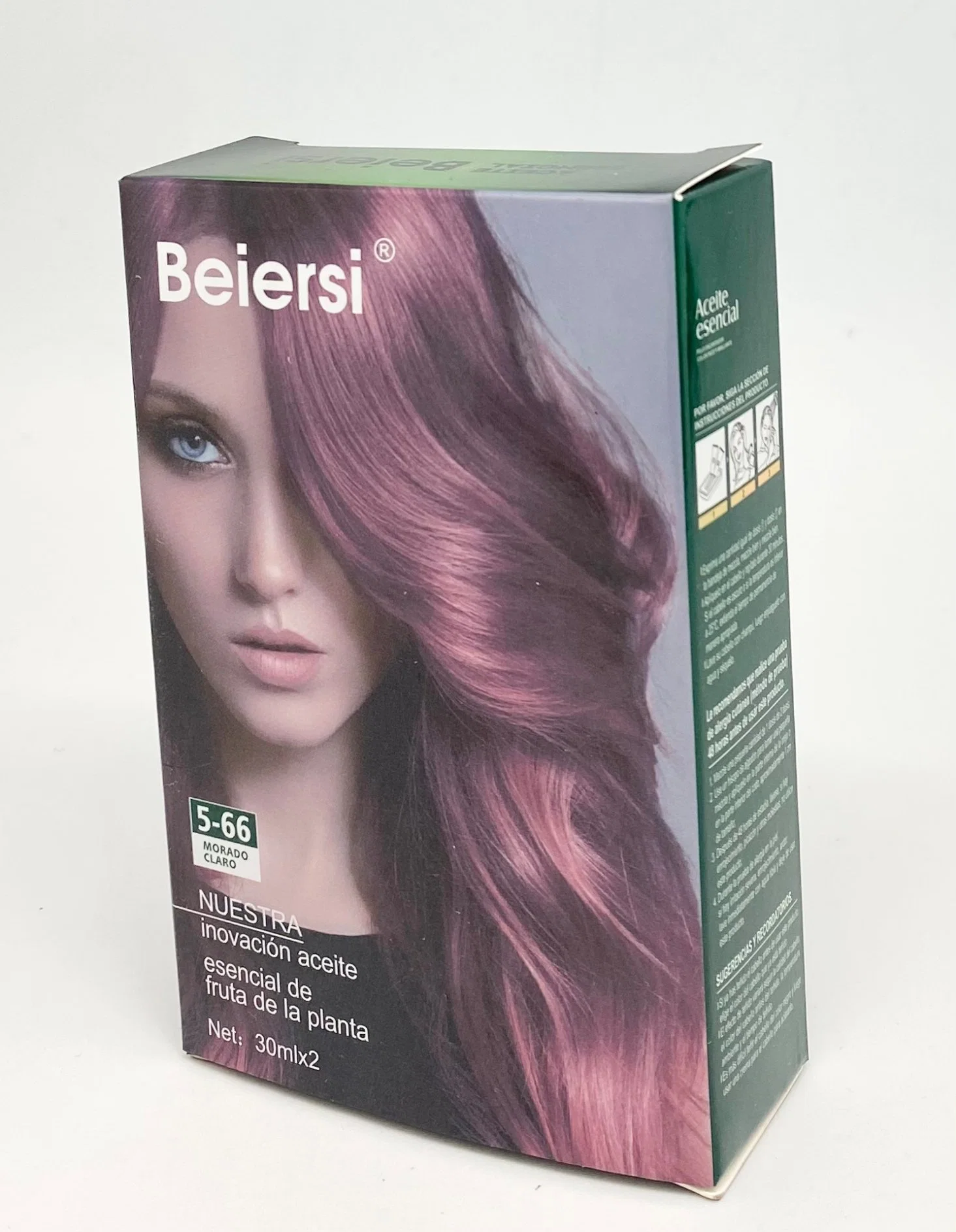 Professional Peluquería tinte orgánico de Color Crema de Color de cabello con 74 colores populares