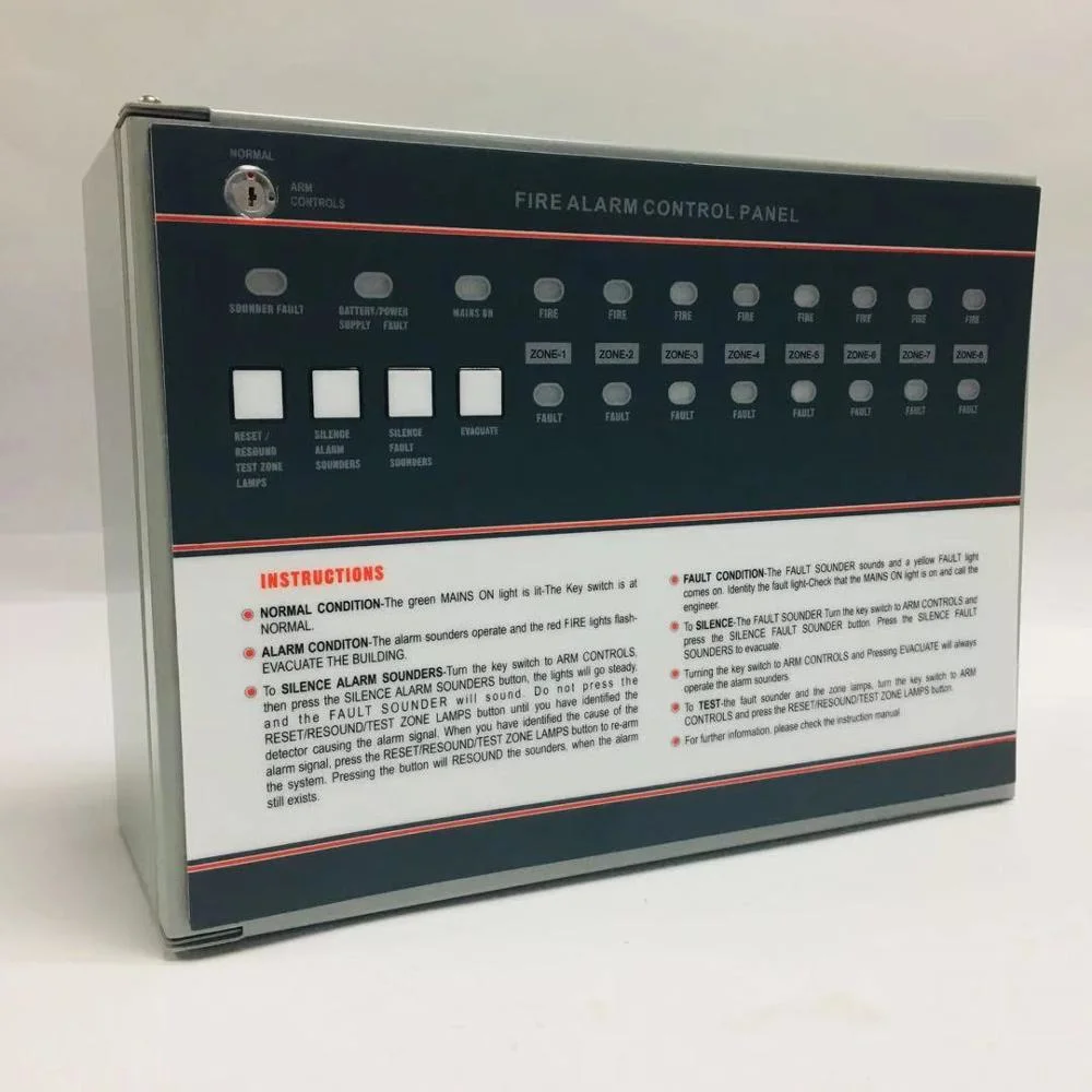 The Fashion High quality/High cost performance  Easy Control Conventional Fire Alarm Control Panel