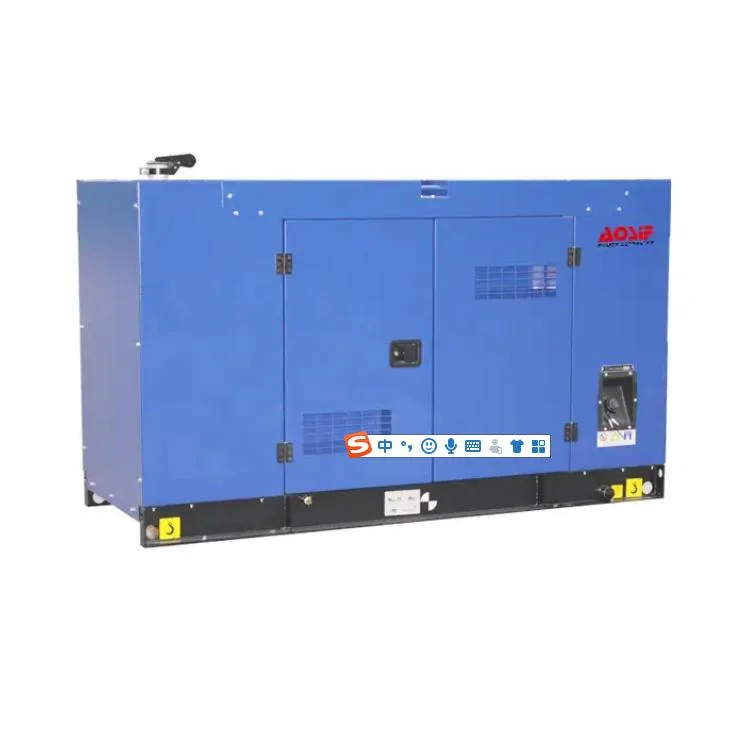 Aosif 100kVA Super Silent Dieselgenerator 3 Phase geschlossen Super Schalldichter Rahmen-Dieselgenerator, angetrieben von Cumminss Engine