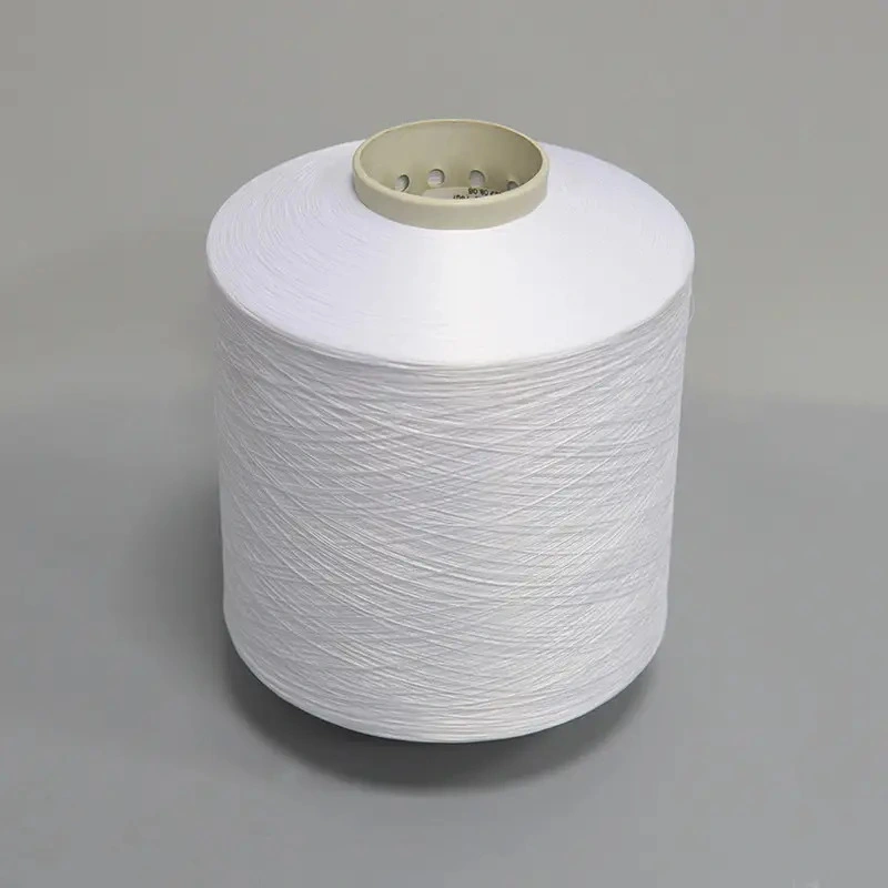 Fully Drawn FDY Bulk PVC Coated Multiple Folded Tube Virgin Colors Dyed 120 Denier Polyester Cord Yarn 65D 110d 300dtex Count