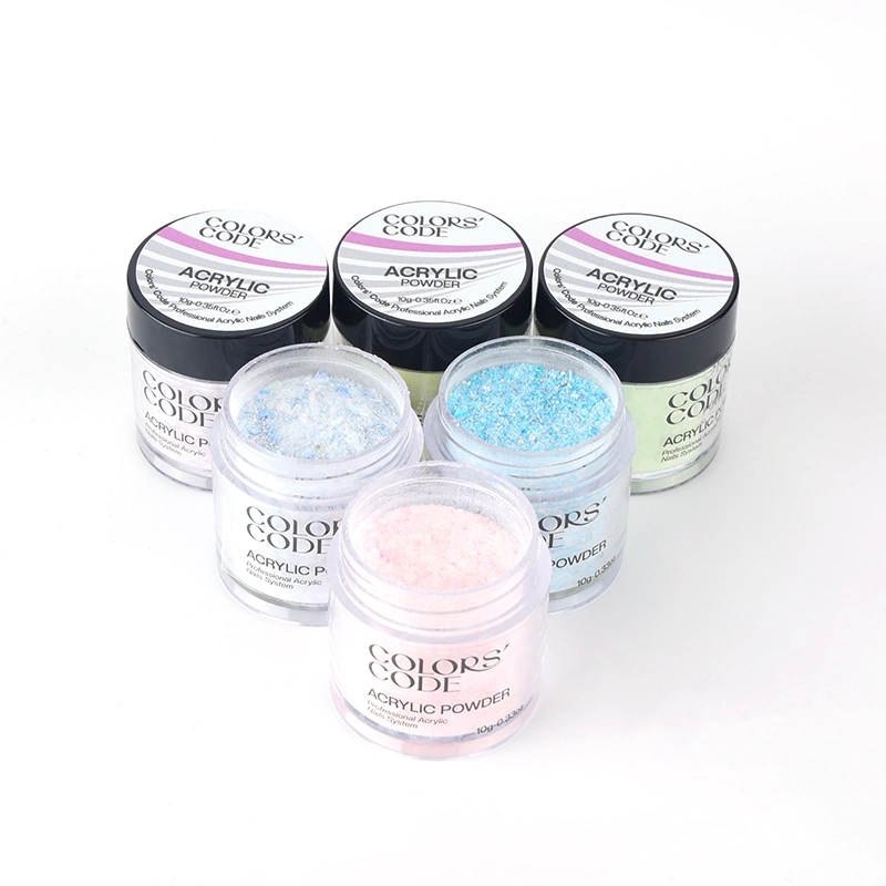 Nuevo producto polvo de inmersión Nails System polvo acrílico brillante para Nail Art