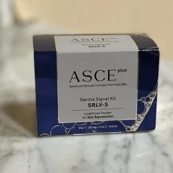 Korea New Asce+Srlv Stem Cell Exosome Premium Skincare Fights Aging and Eliminates Acne Marks and Dull Blemishes Asce Plus