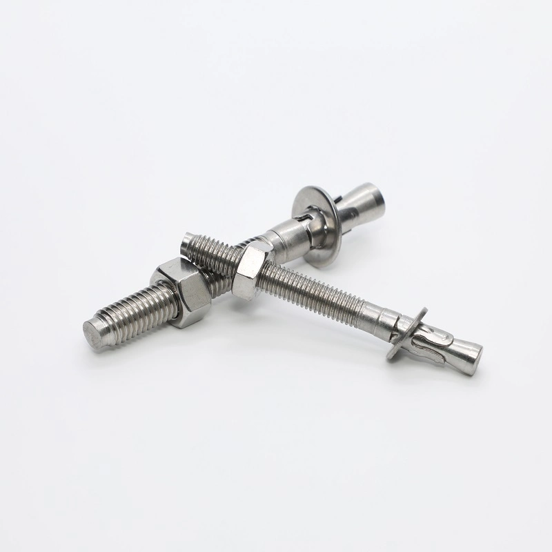 ANSI Wedge Anchor Bolt Expansion Anchor Bolt 8.8 Grade Color-Zinc Expansion Anchor Bolts Hex Nut Washer