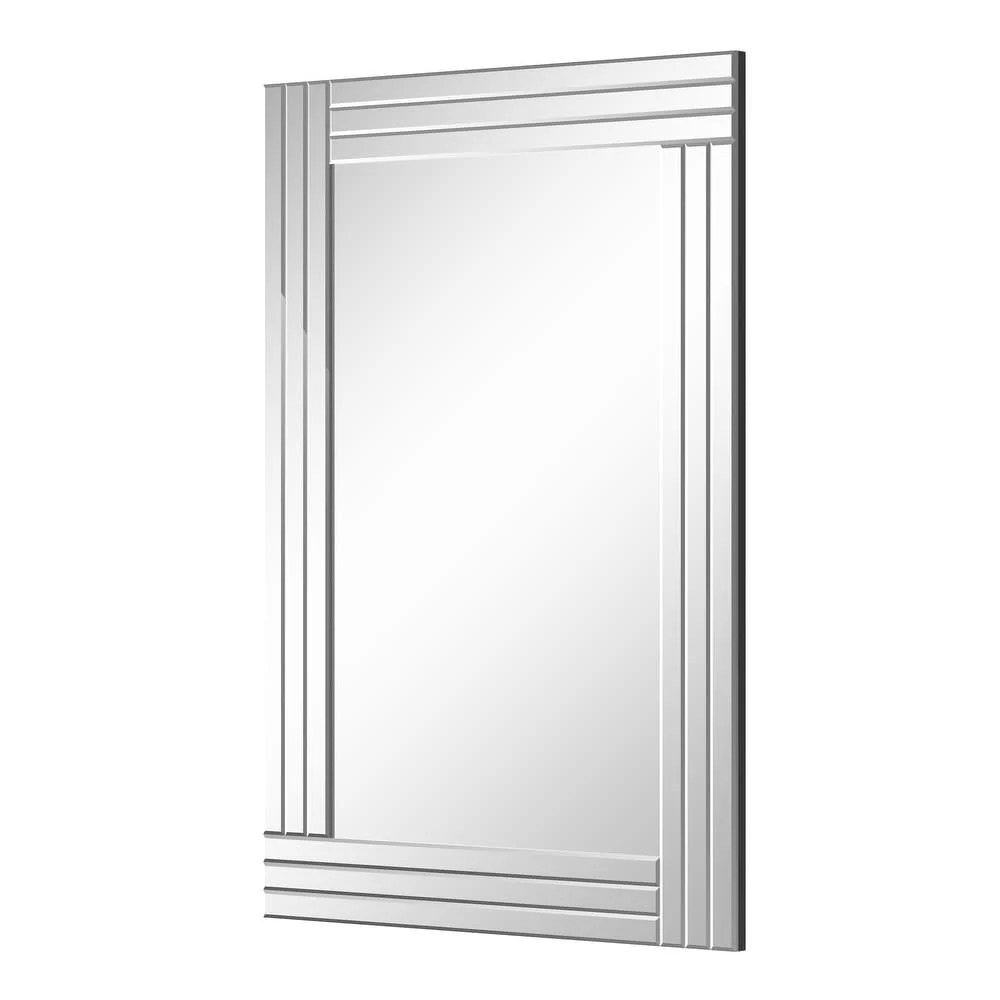 Modern Sliver Rectangle Decorative Wall Mirror