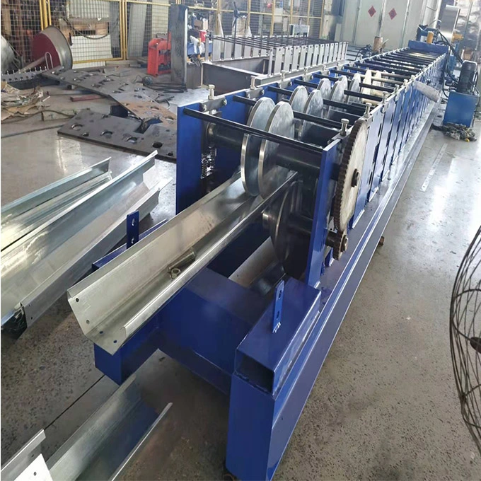 Steel Roofing Metal Water Rain Gutter Roll Forming Making Machine