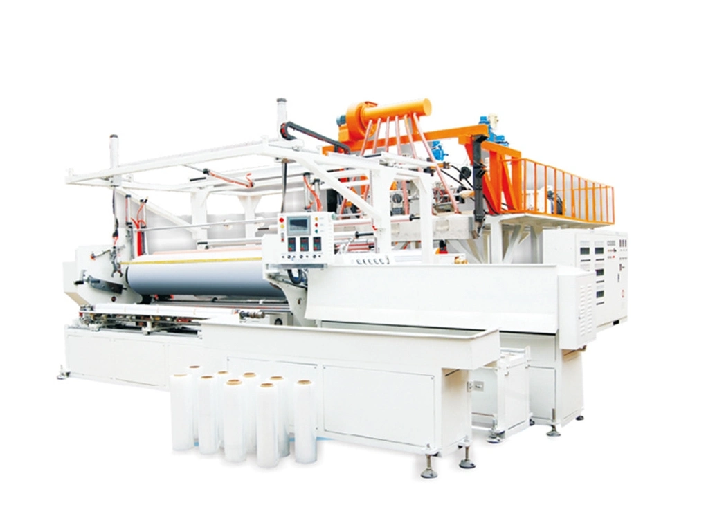 Production of Winding Film, Cling Film, Stretch Film, Grass Film and Other New Automatic High-Speed Energy-Saving Winding Film Units