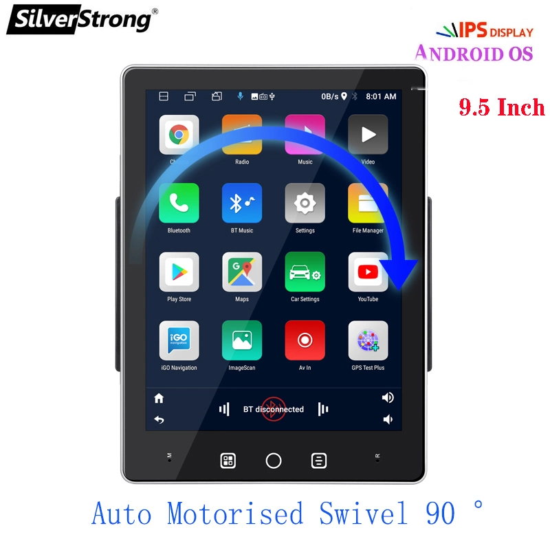 Auto-Rotary 2 DIN Android Car Radio Multimedia Video Playe